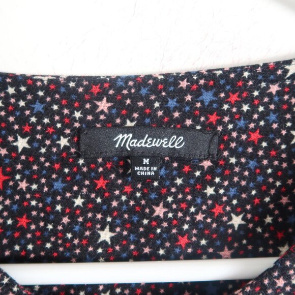 Madewell Starry Peplum Top - Size Medium - Picture 7 of 7